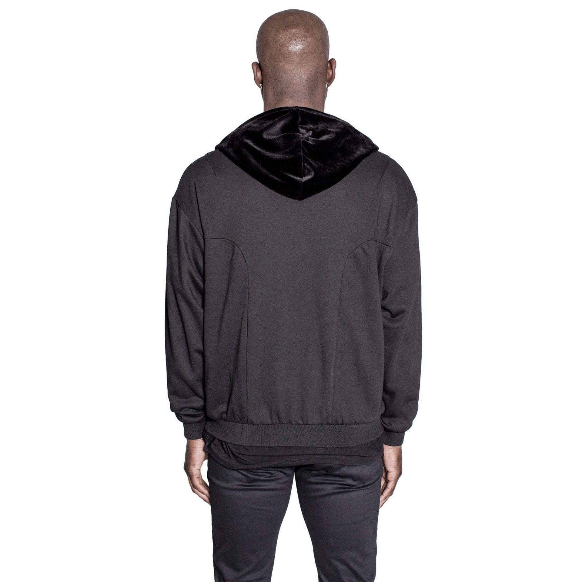 Kollar Boxer Hoodie Black Men BXH-BLK