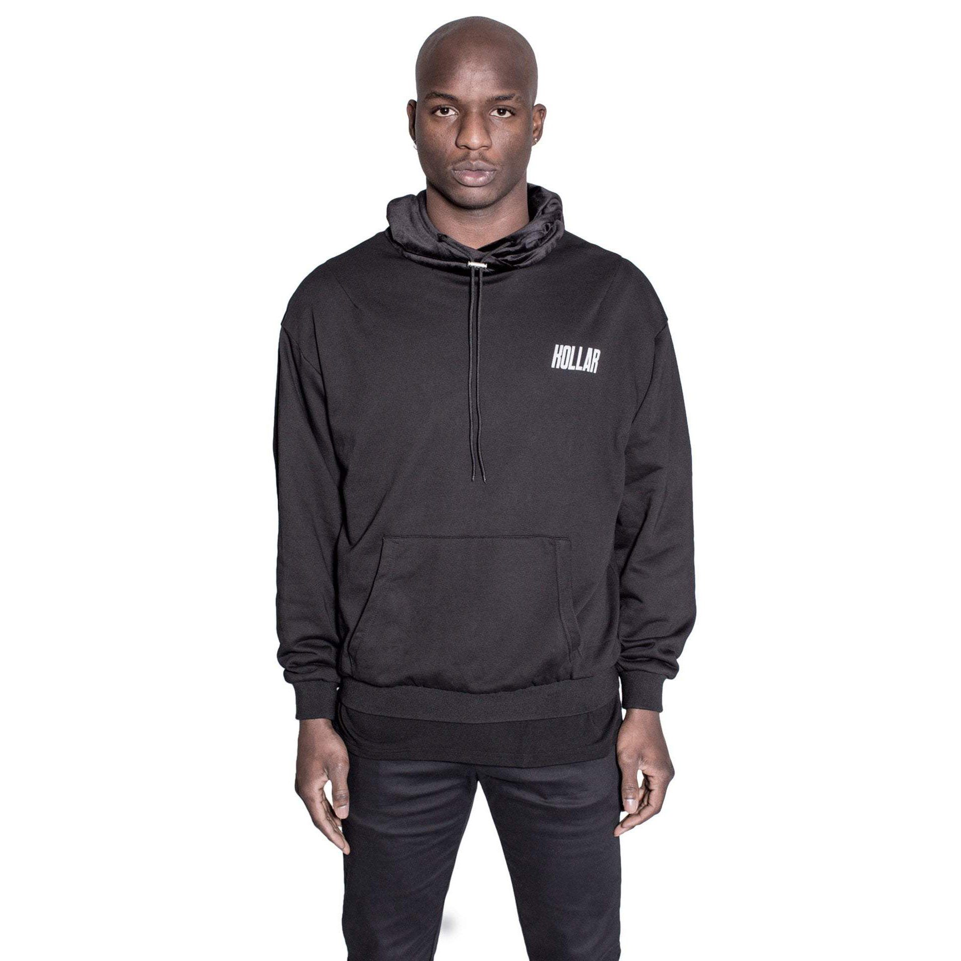 Kollar Boxer Hoodie Black Men BXH-BLK