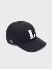 Lacoste 3D Embroidered Cap | Black