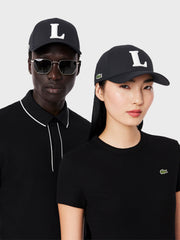 Lacoste 3D Embroidered Cap | Black