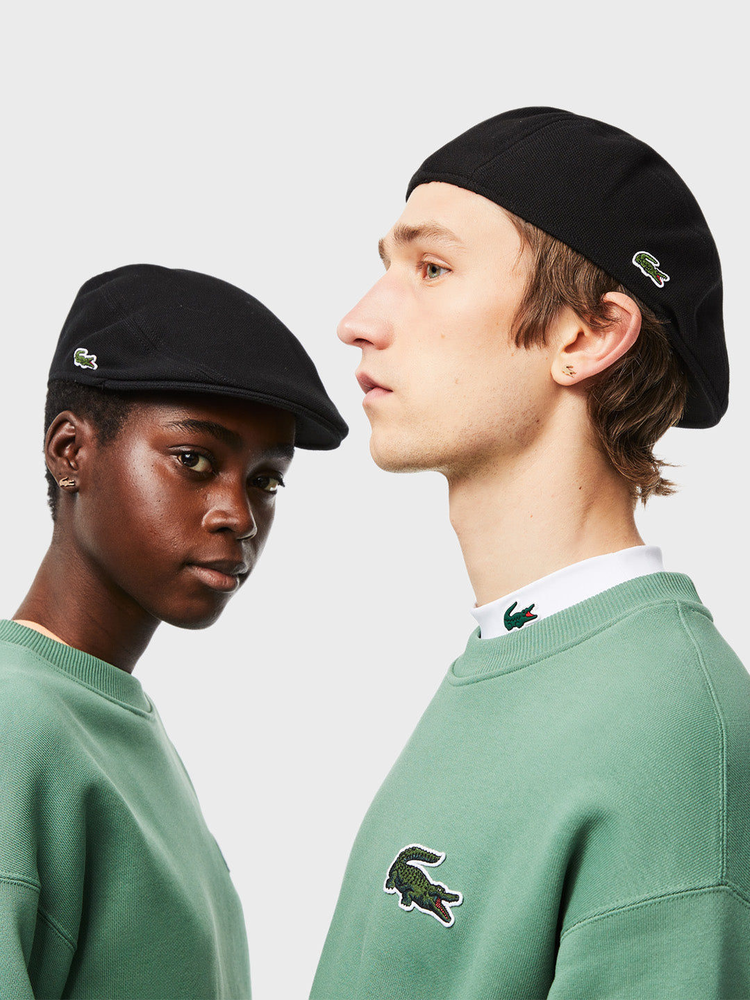 Lacoste Flat Cap | Black