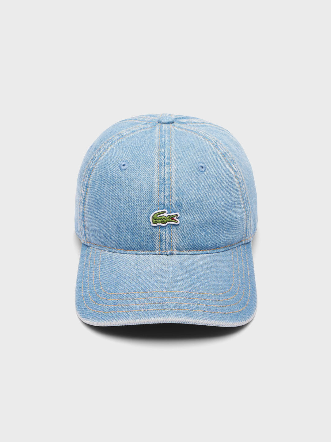 Lacoste Denim Cap | Light Blue