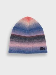 Lacoste Ombré Beanie | Blue/Pink