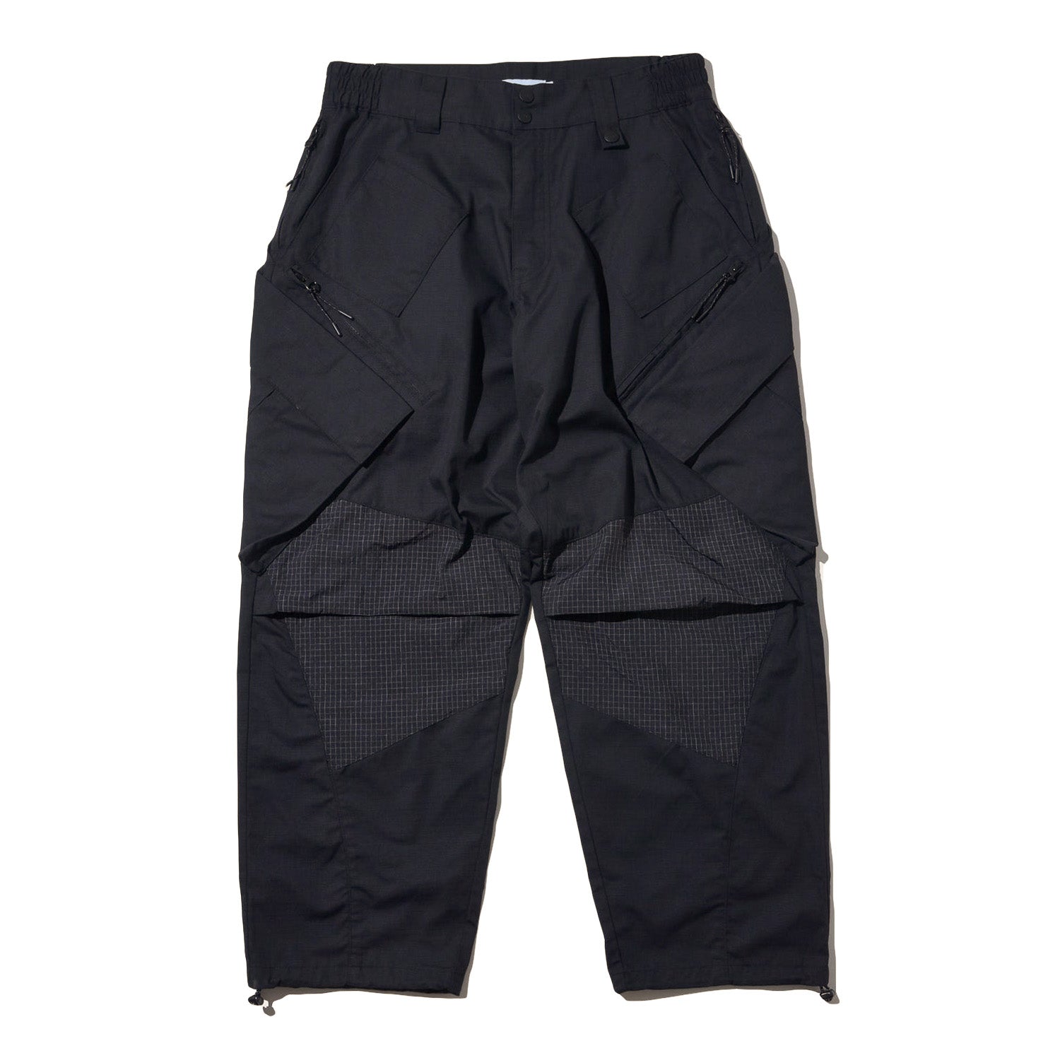 LAKH Big Pocket in pockets Cargo Pants Black