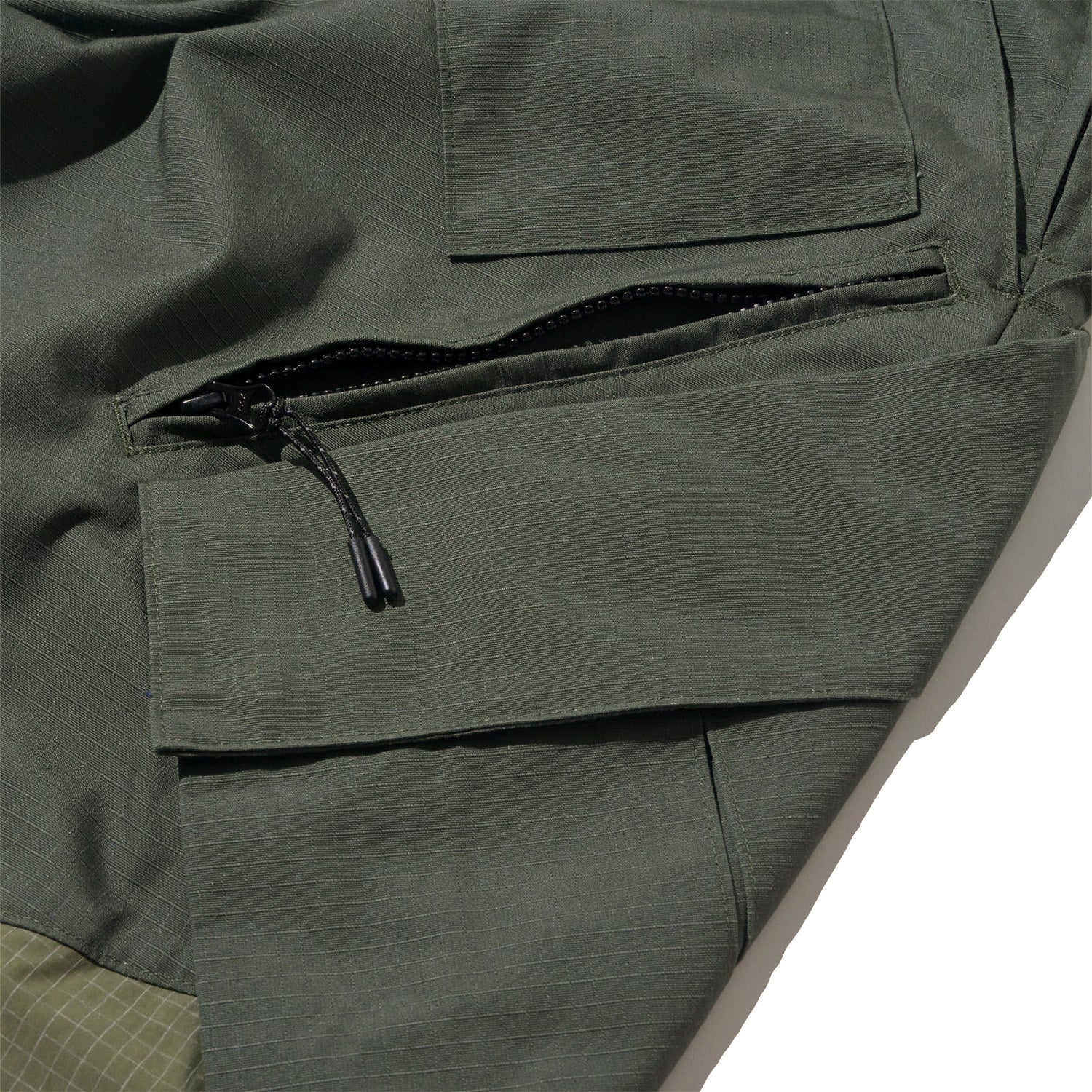 LAKH Big Pocket in pockets Cargo Pants Olive