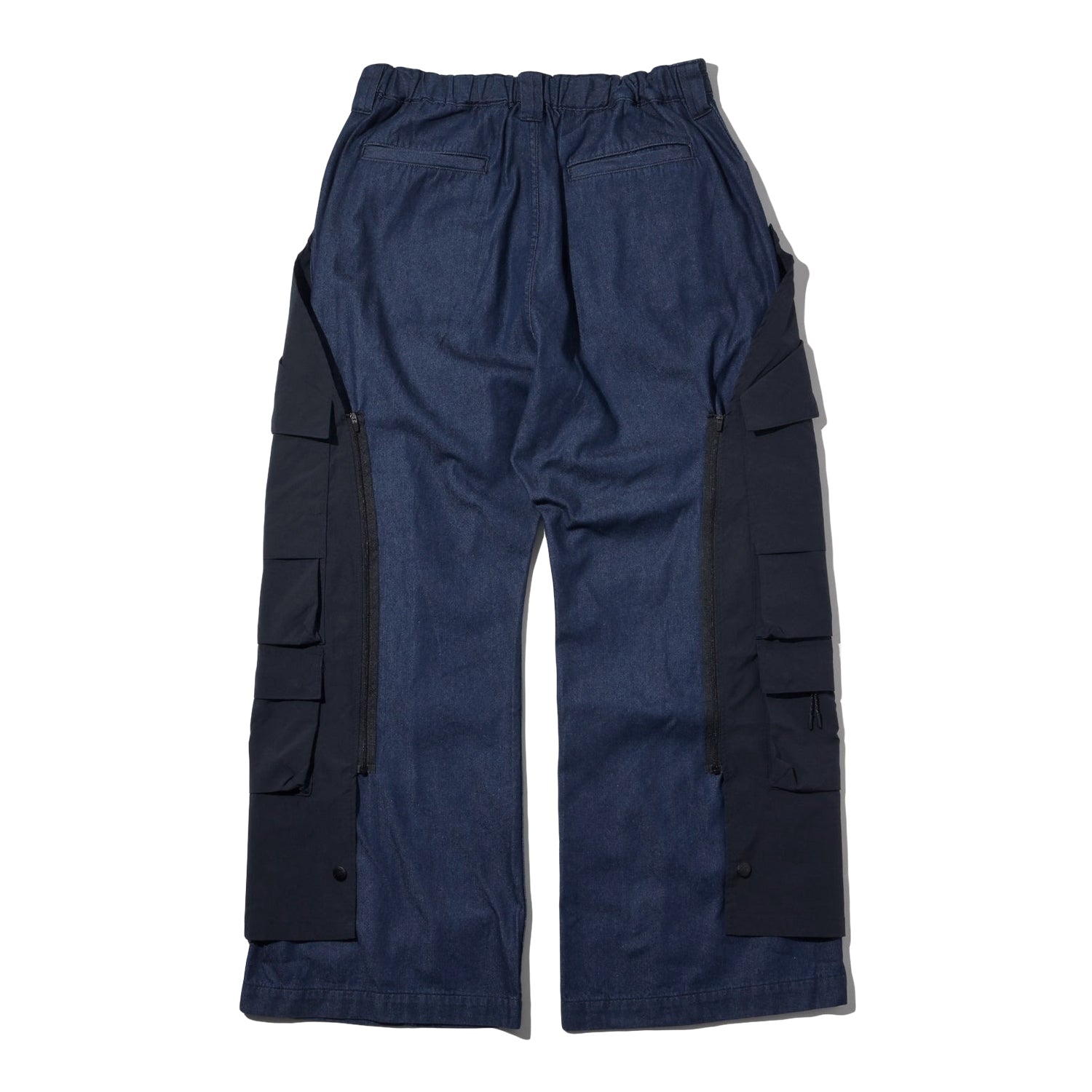LAKH Detachable Ten Pockets Cargo Pants Denim Navy