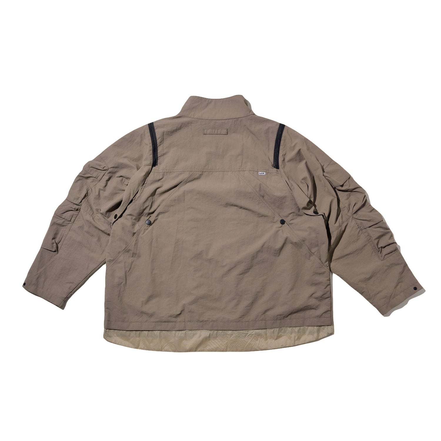 LAKH Double-way Detachable Vest Jacket Kahki