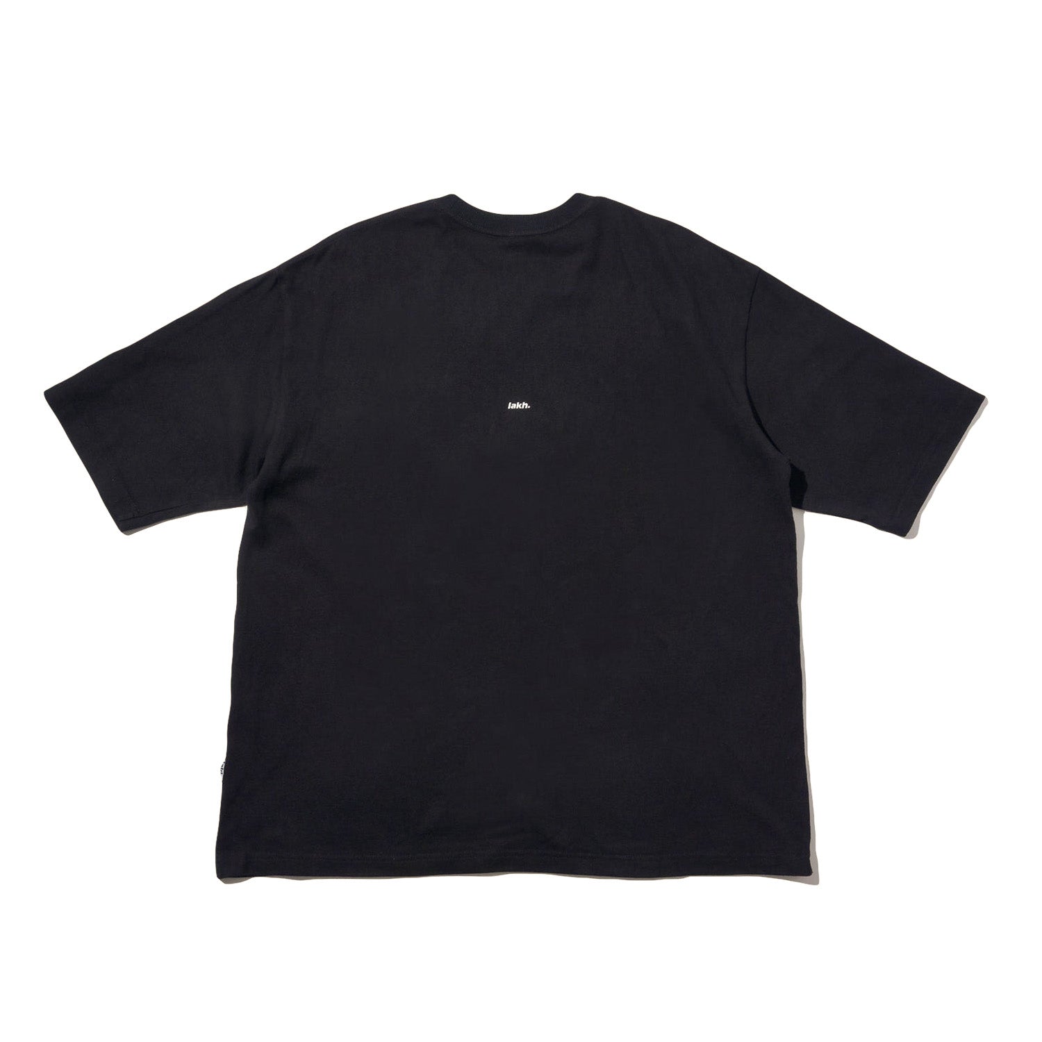 LAKH Patchwork Logo Half Sleeve Tee Black