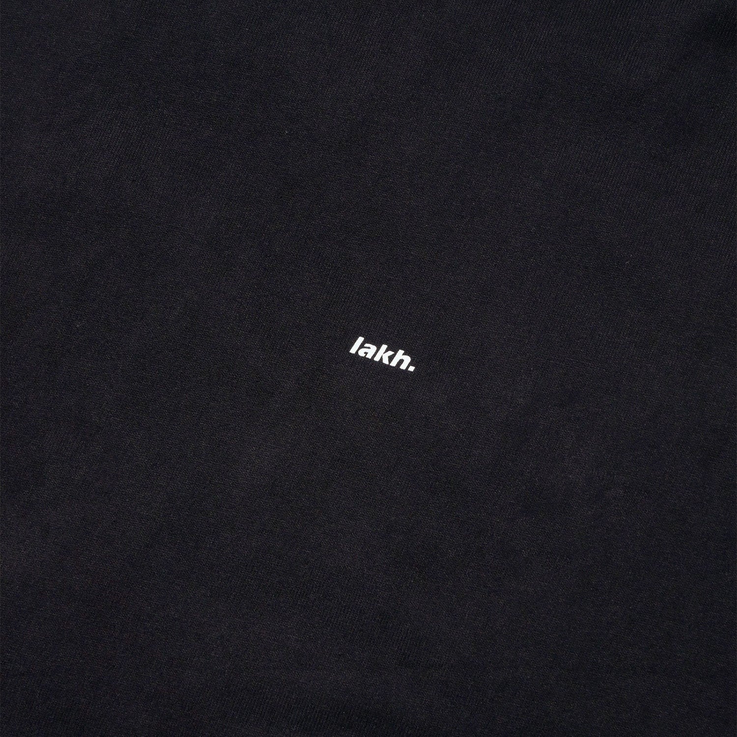 LAKH Patchwork Logo Half Sleeve Tee Black