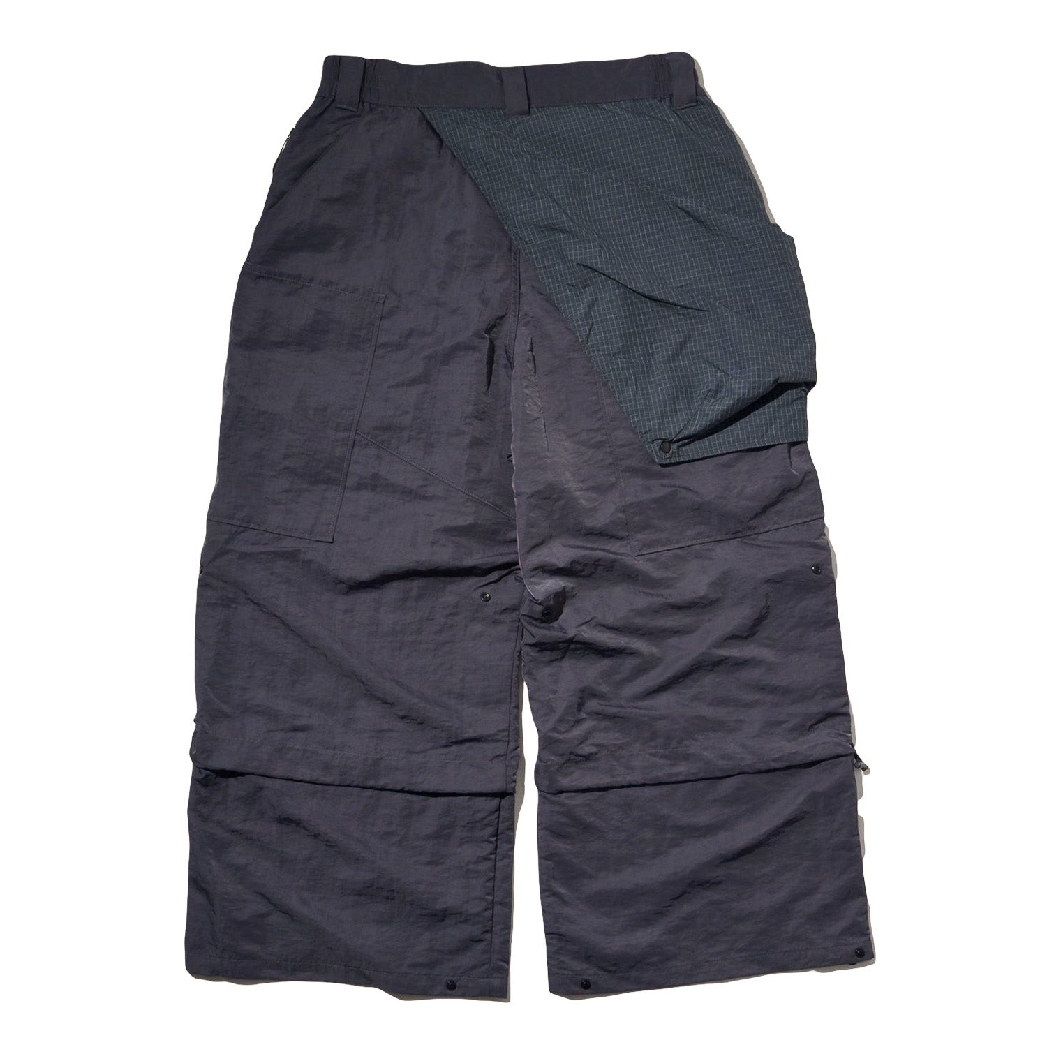 LAKH Reformed Heli-Crew Flared Pants Grey