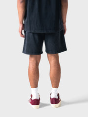 Lumi3re Fade Logo Shorts | Washed Black