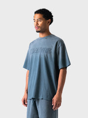 Lumi3re Fade Logo T-Shirt | Washed Grey
