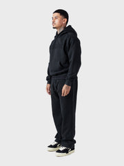 Lumi3re Logo Tracksuit | Washed Black