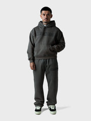 Lumi3re Logo Tracksuit | Washed Dark Grey
