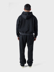 Lumi3re Logo Zipper Tracksuit | Washed Black