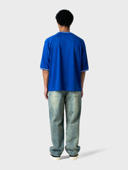 Lumi3re Mesh Horse T-Shirt | Blue