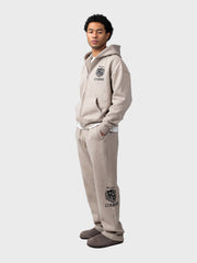 Lumi3re Republique Zipper Tracksuit | Light Brown
