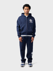 Lumi3re Republique Zipper Tracksuit | Navy