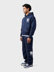 Lumi3re Republique Zipper Tracksuit | Navy