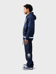 Lumi3re Republique Zipper Tracksuit | Navy
