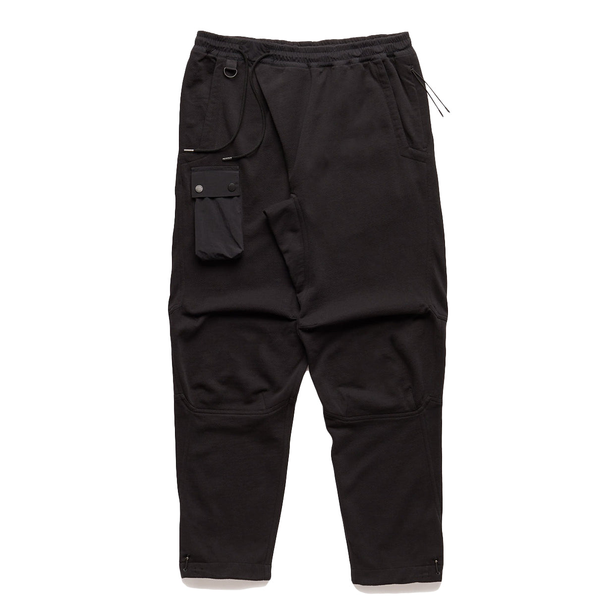 Maharishi Men Asym Articulated Sweatpants Black