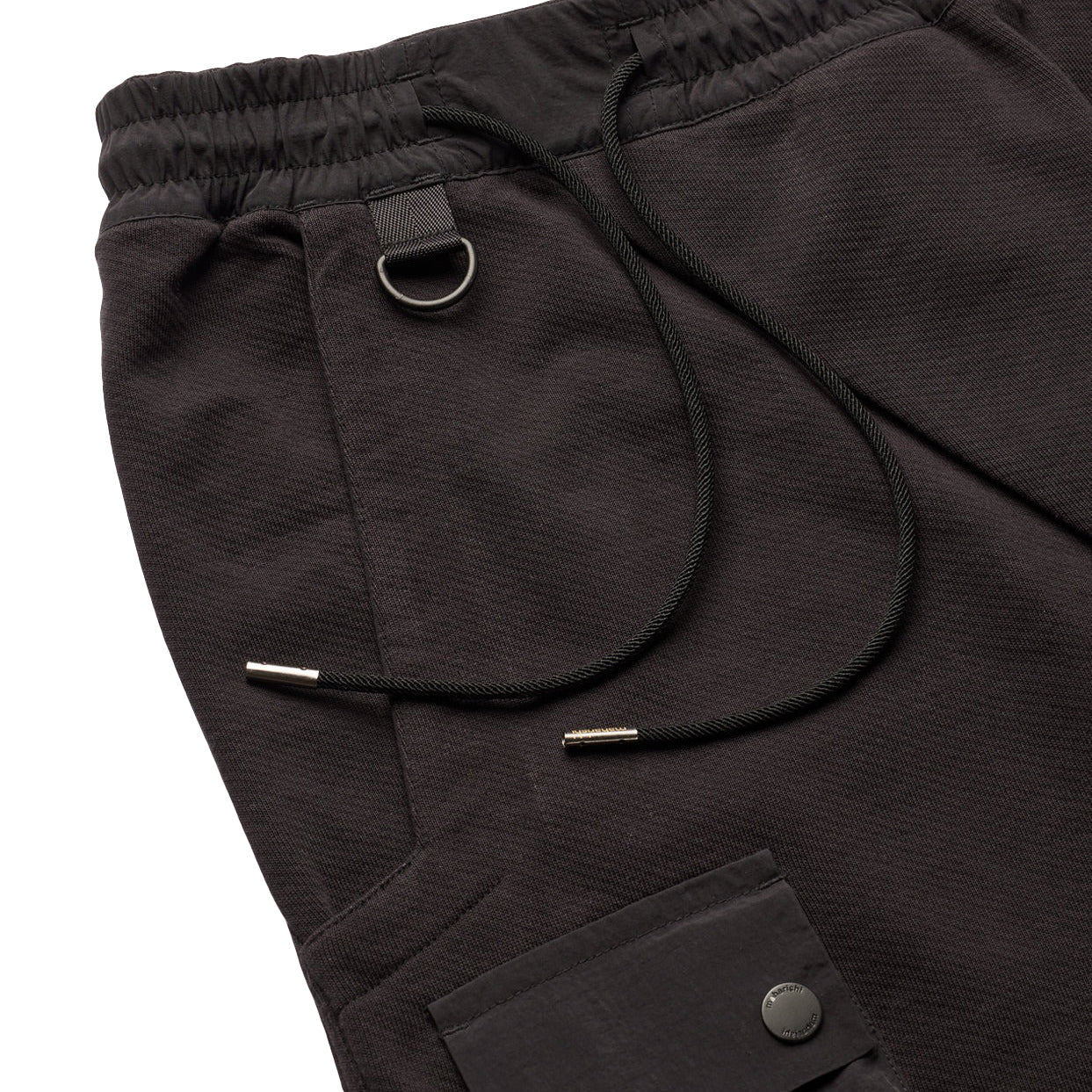 Maharishi Men Asym Articulated Sweatpants Black