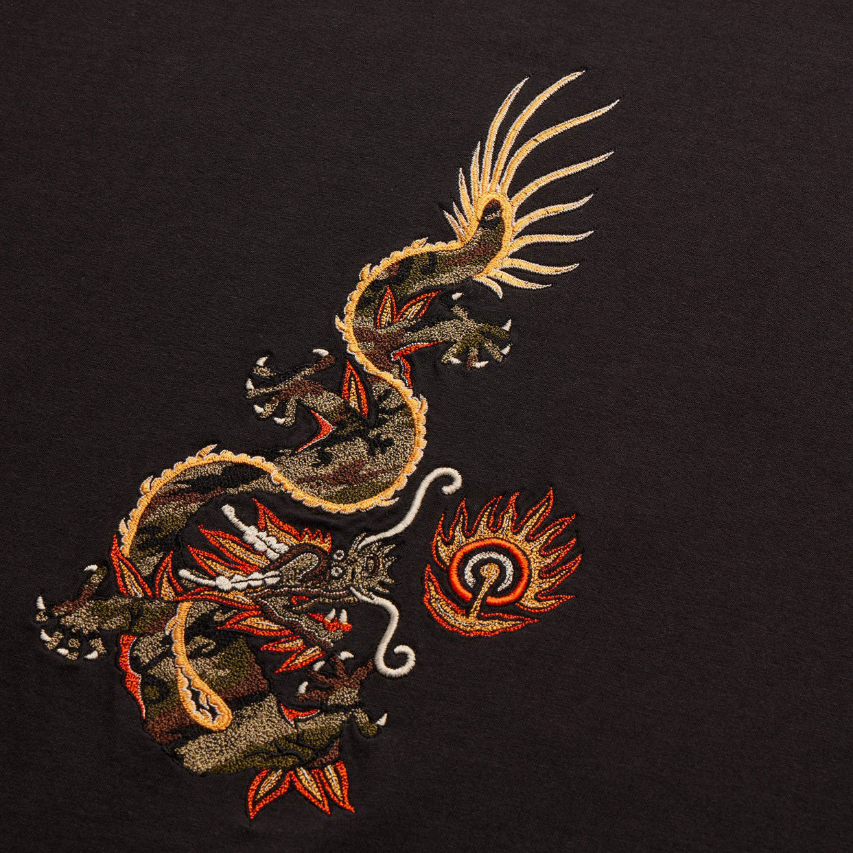 Maharishi Men Original Dragon T-Shirt Black
