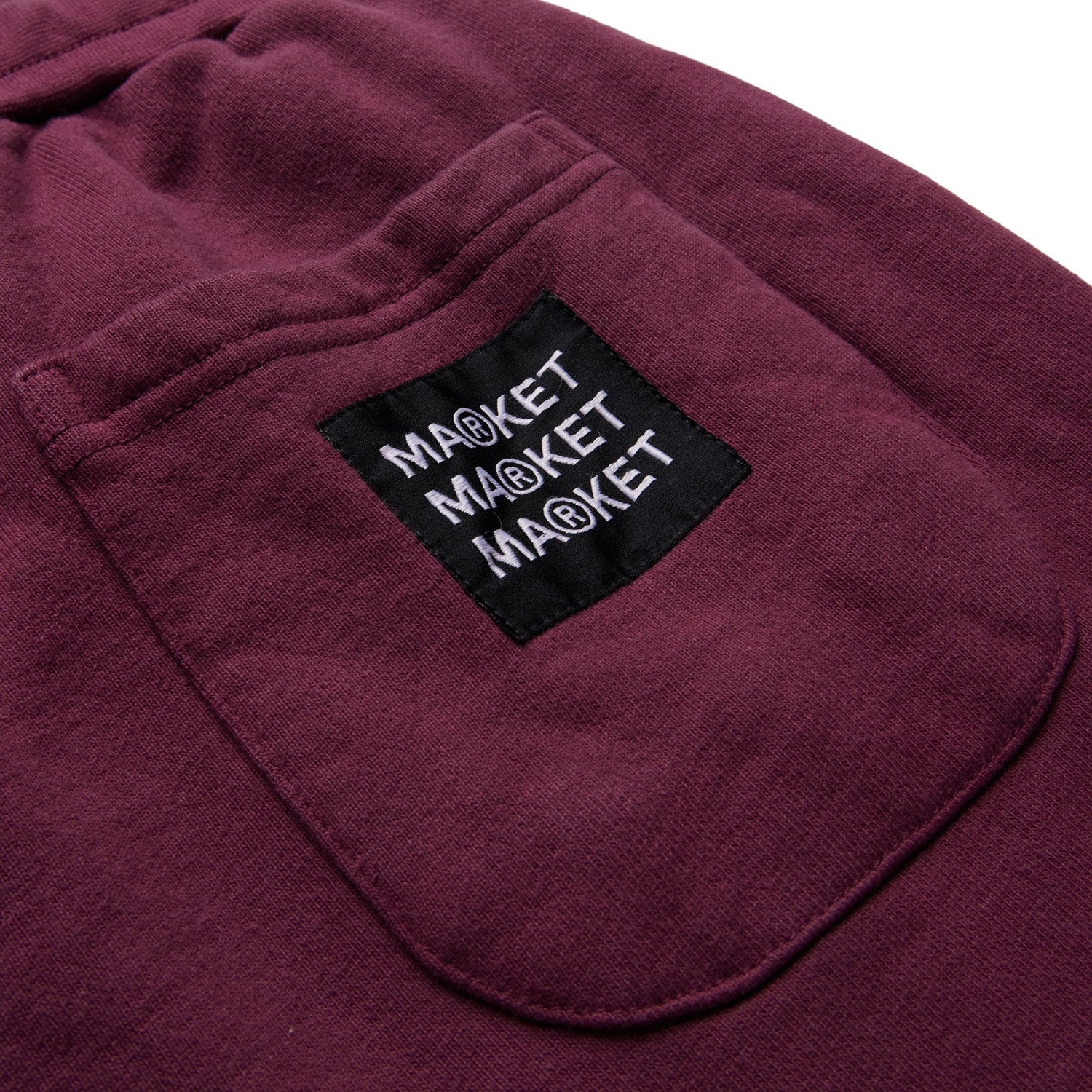 Market Men Vintage Washed Sweatpants Crimson