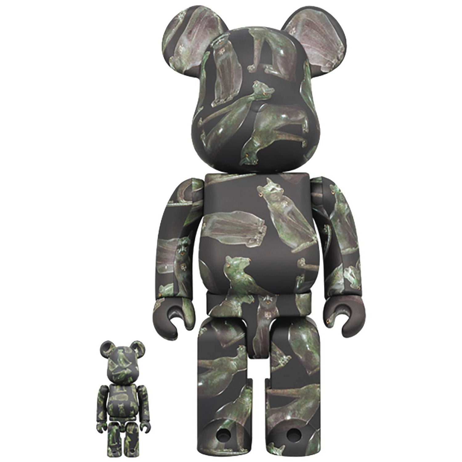 Medicom Japan British Museum Gayer-Anderson Cat 100% & 400% Bearbrick DEC218920I