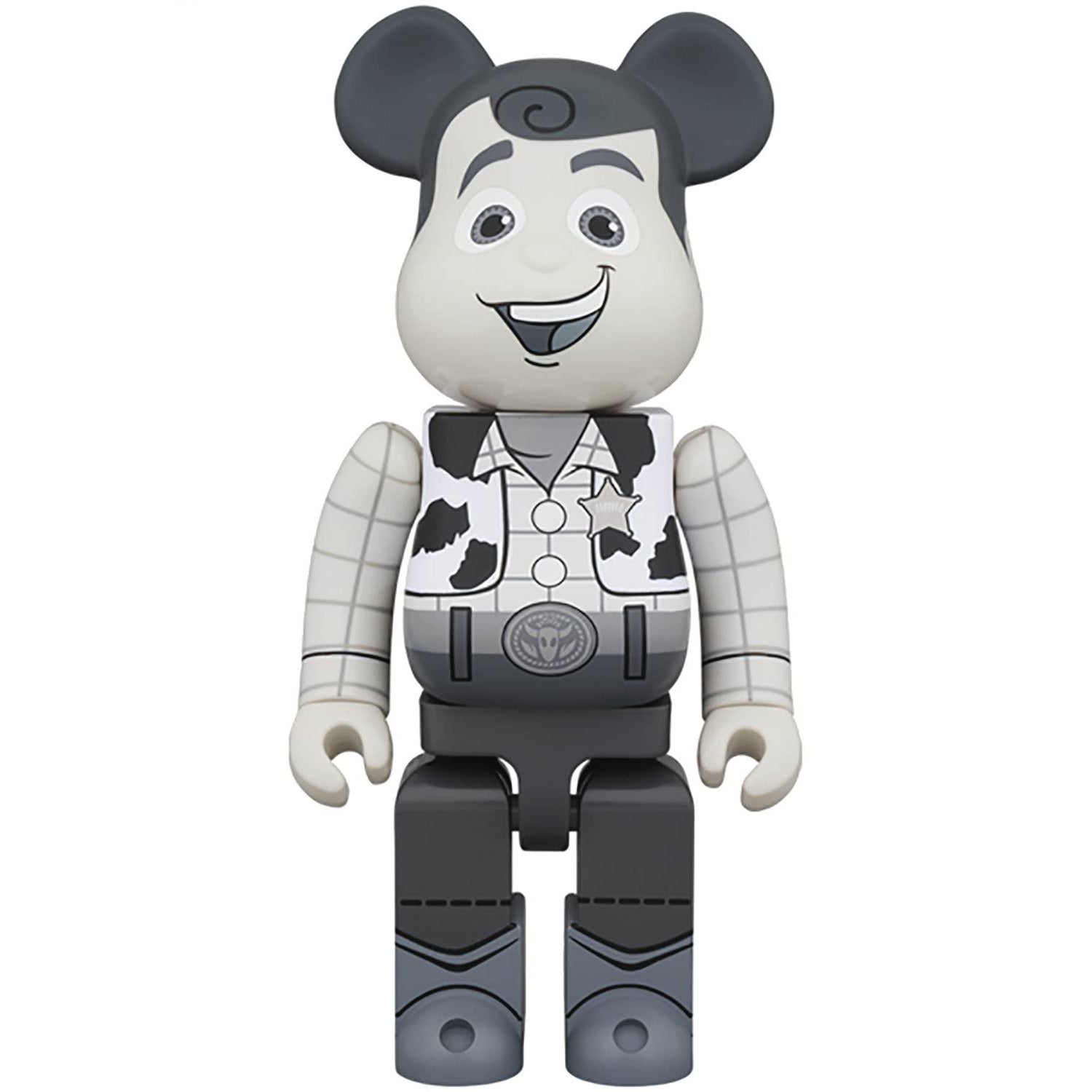 Medicom Japan Toy Story Woody Black and White 1000% Bearbrick JUL218856I
