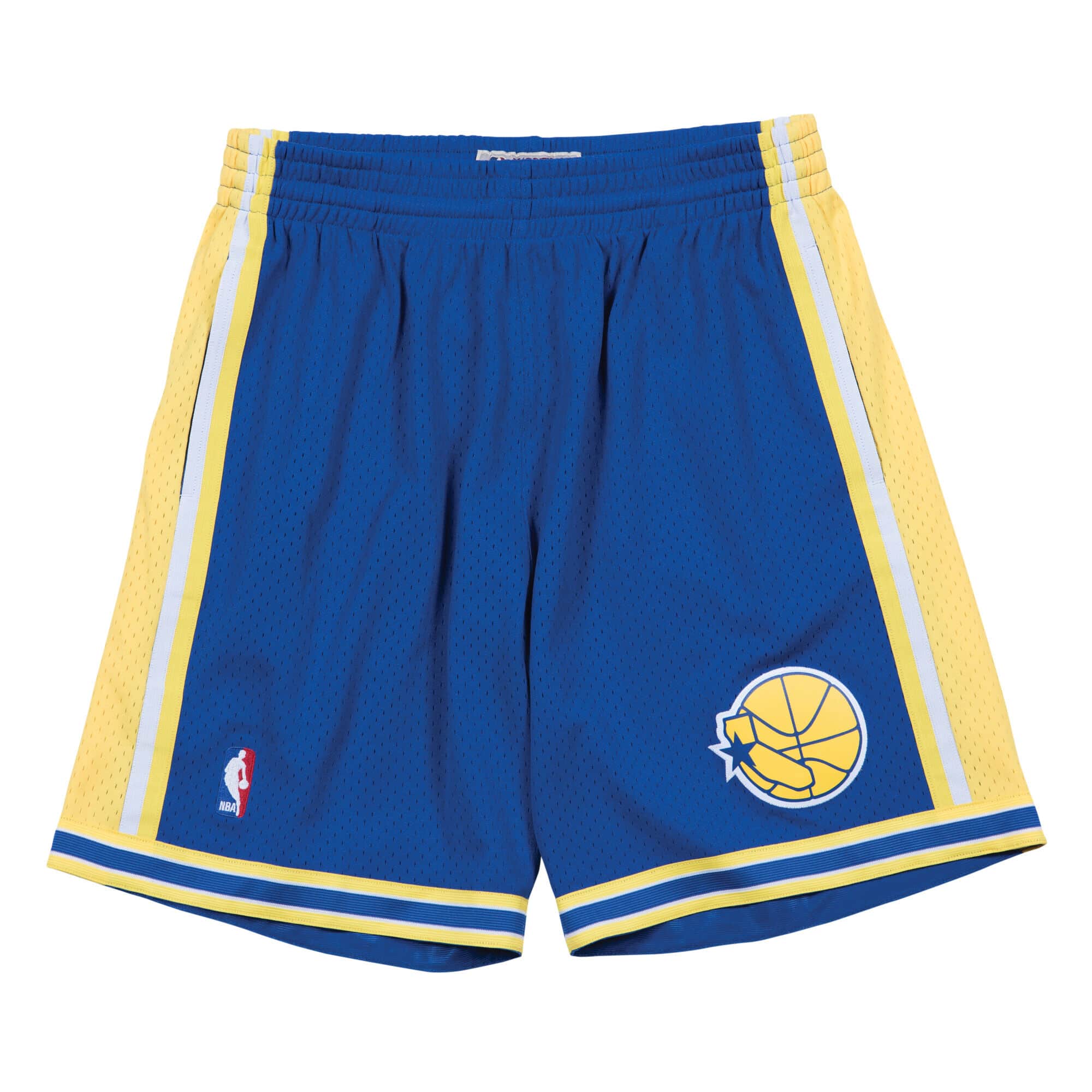 Mitchell & Ness Men NBA Golden State Warriors Swingman Short Royal '95-96 SMSH18230GSWB95
