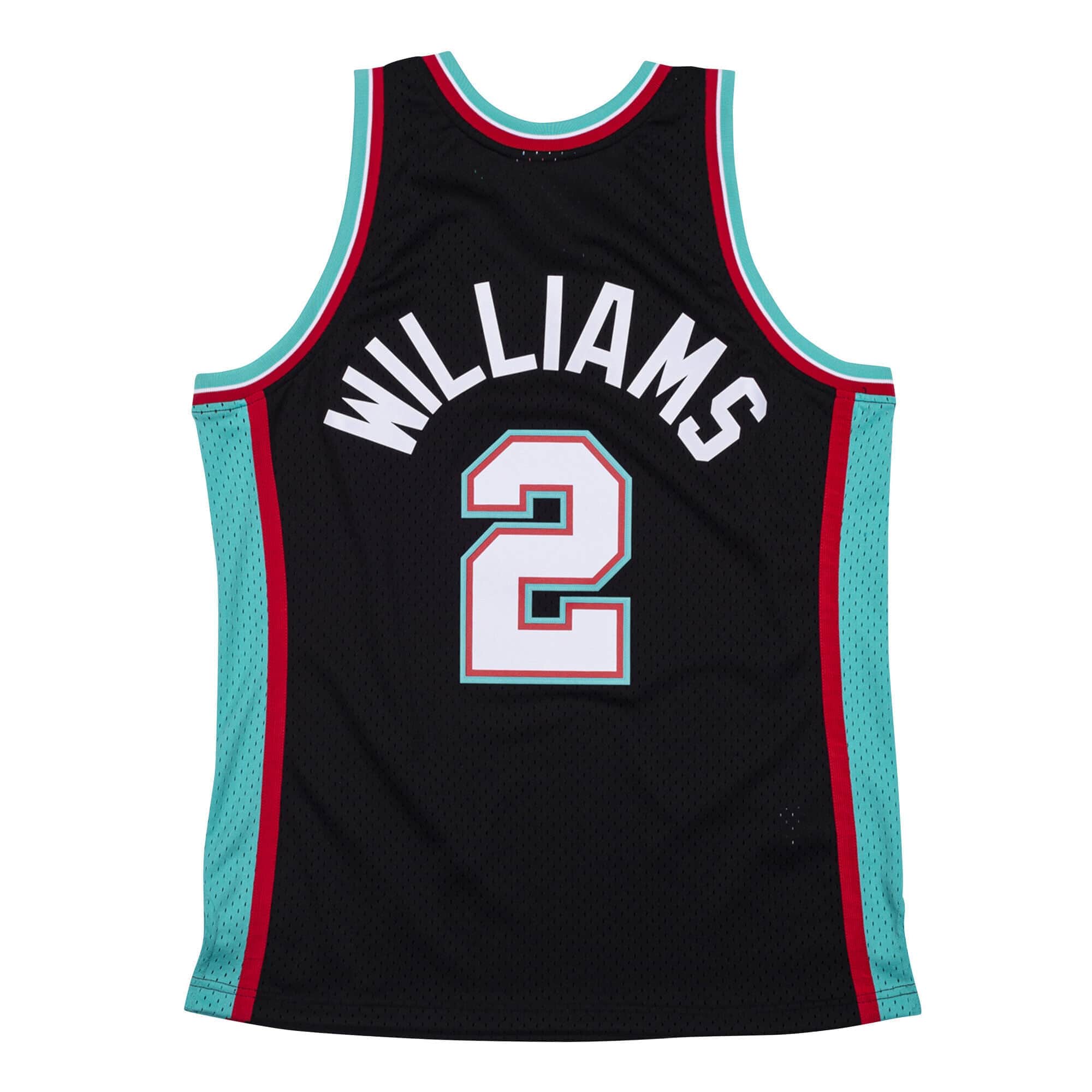 Mitchell & Ness Men NBA Memphis Grizzlies Swingman Jersey Jason Williams Black '01-02 SJY19062MGR01JW