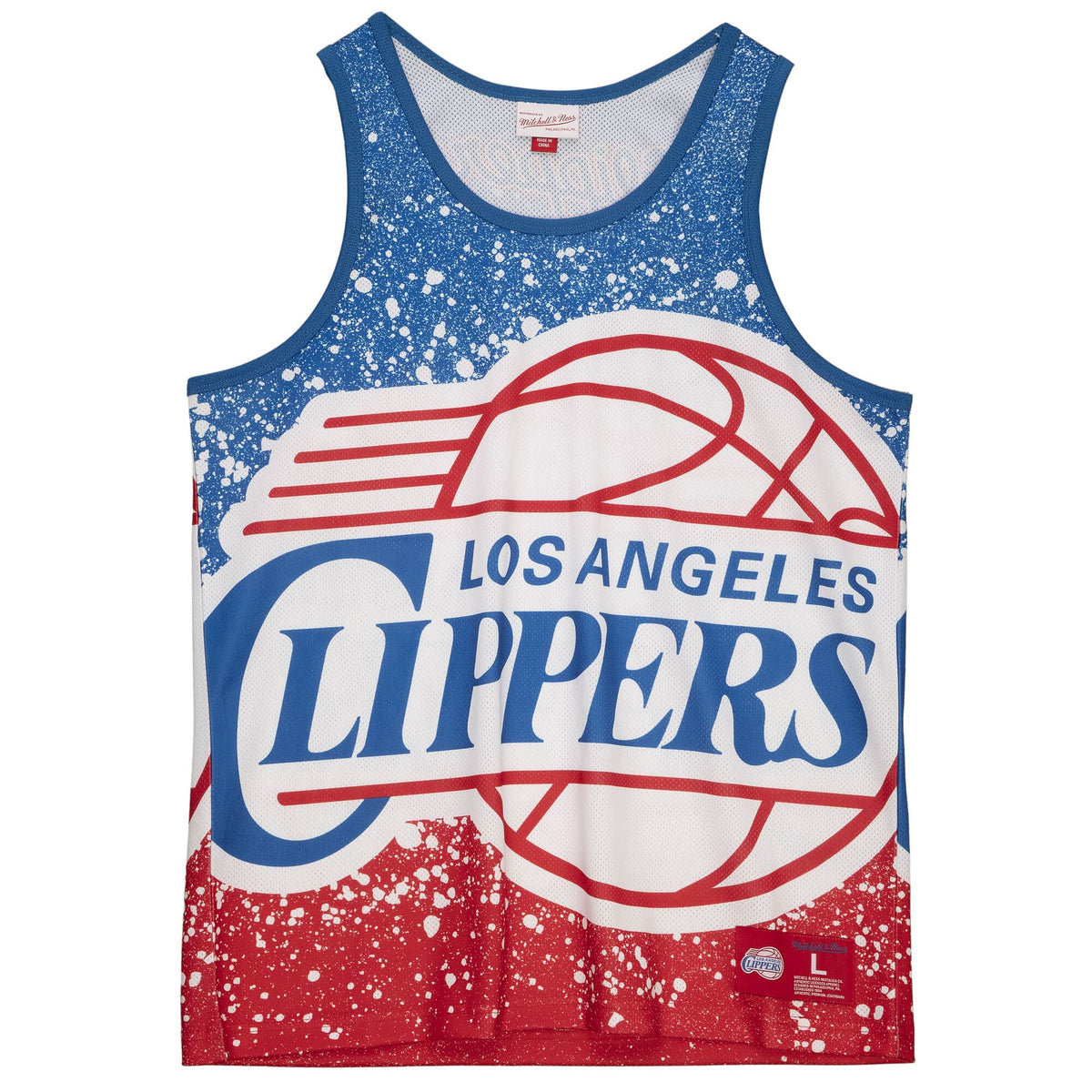 Mitchell & Ness NBA Los Angeles Clippers Jumbotron Tank Red MSTKAJ19070LACR