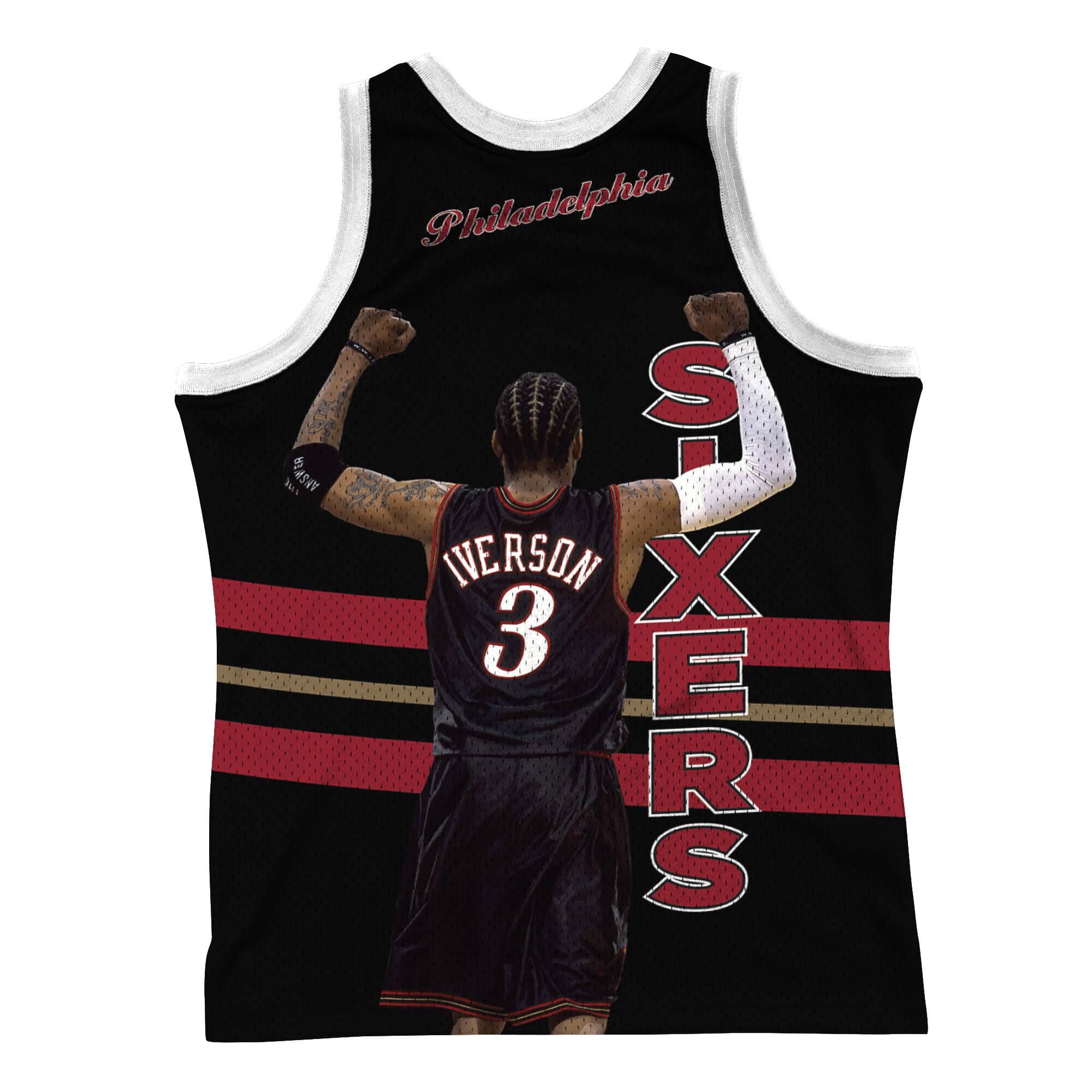 Mitchell & Ness NBA Philadelphia 76ers Allen Iverson Tank Black MSTK19048P76KAI