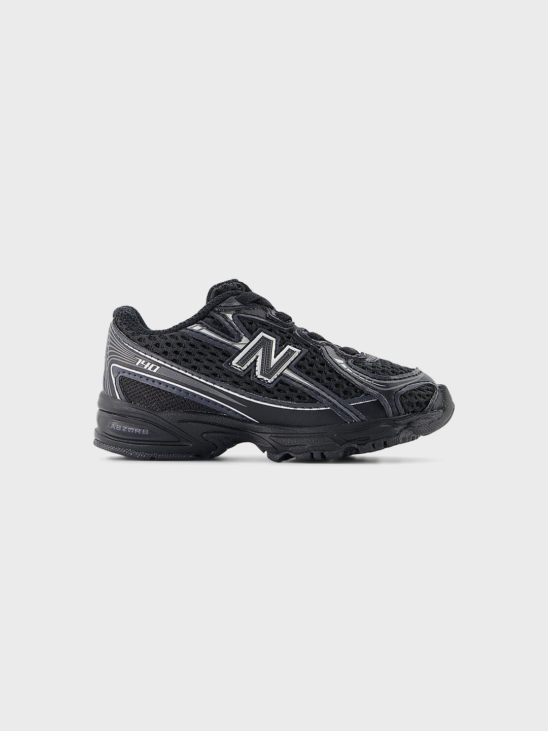 New Balance 740 (TD) Kinderschoenen | Black/Silver Metallic