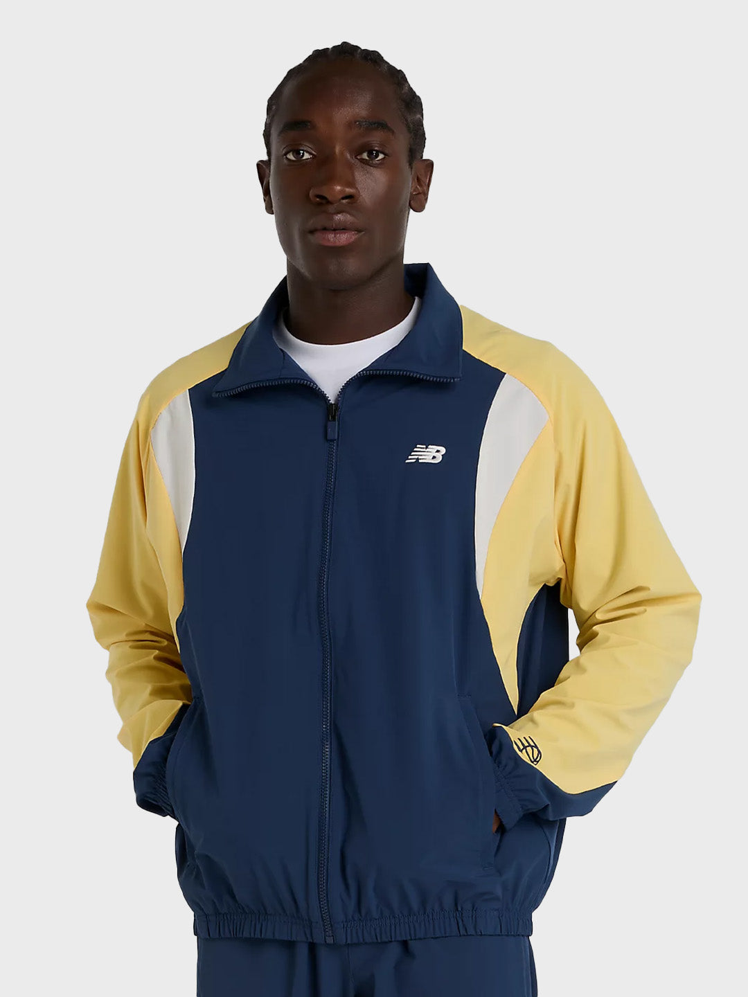 New Balance Hoops Woven Track Jacket | Navy