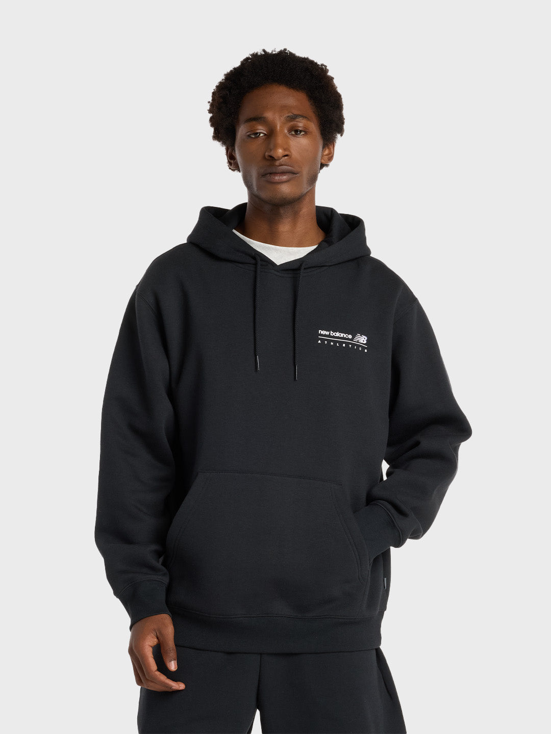 New Balance Linear Graphic Hoodie | Black