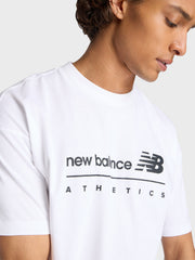 New Balance Linear Graphic T-Shirt | White