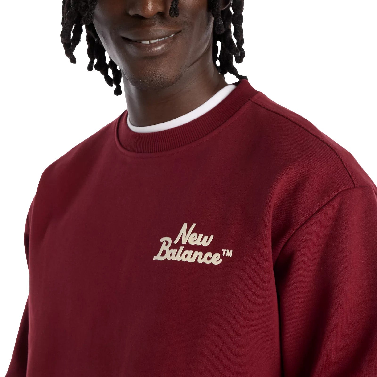 New Balance LNY Crew Sweatshirt Mercury Red