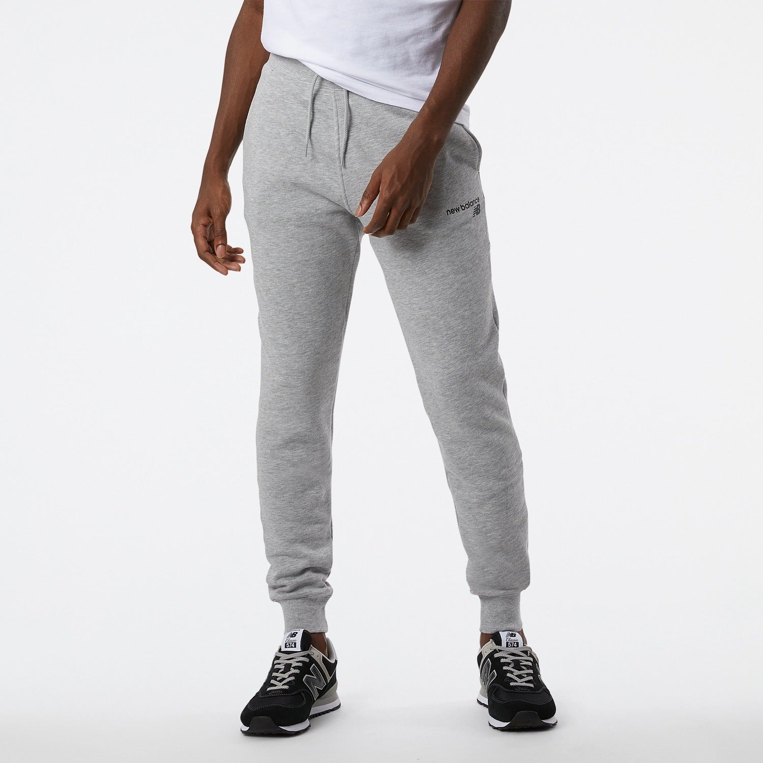 New Balance Men Classic Core Fleece Pant Athletic Grey MP03904-AG