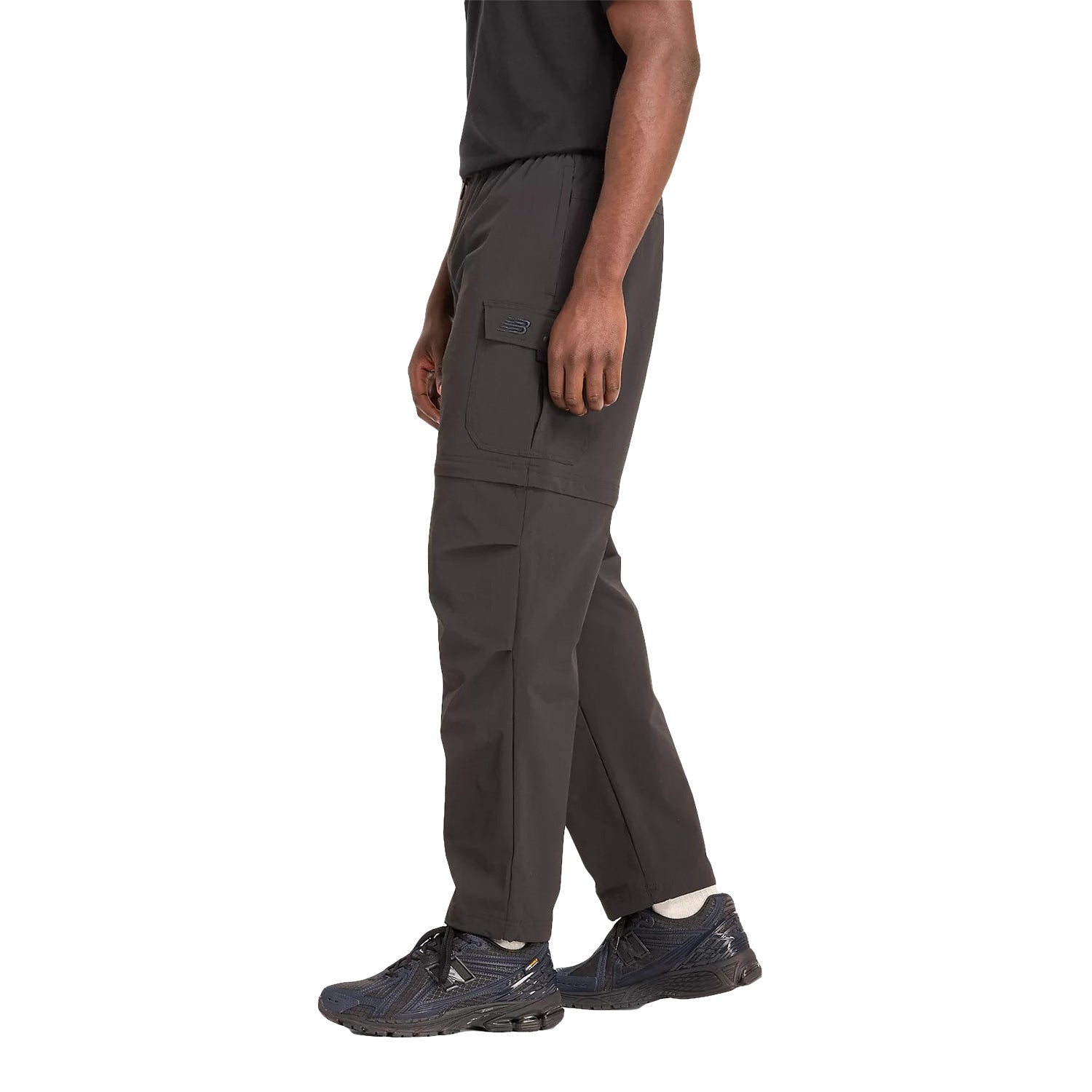 New Balance Men Outdoor Ripstop Zip Off Pant Black MP43530-BK