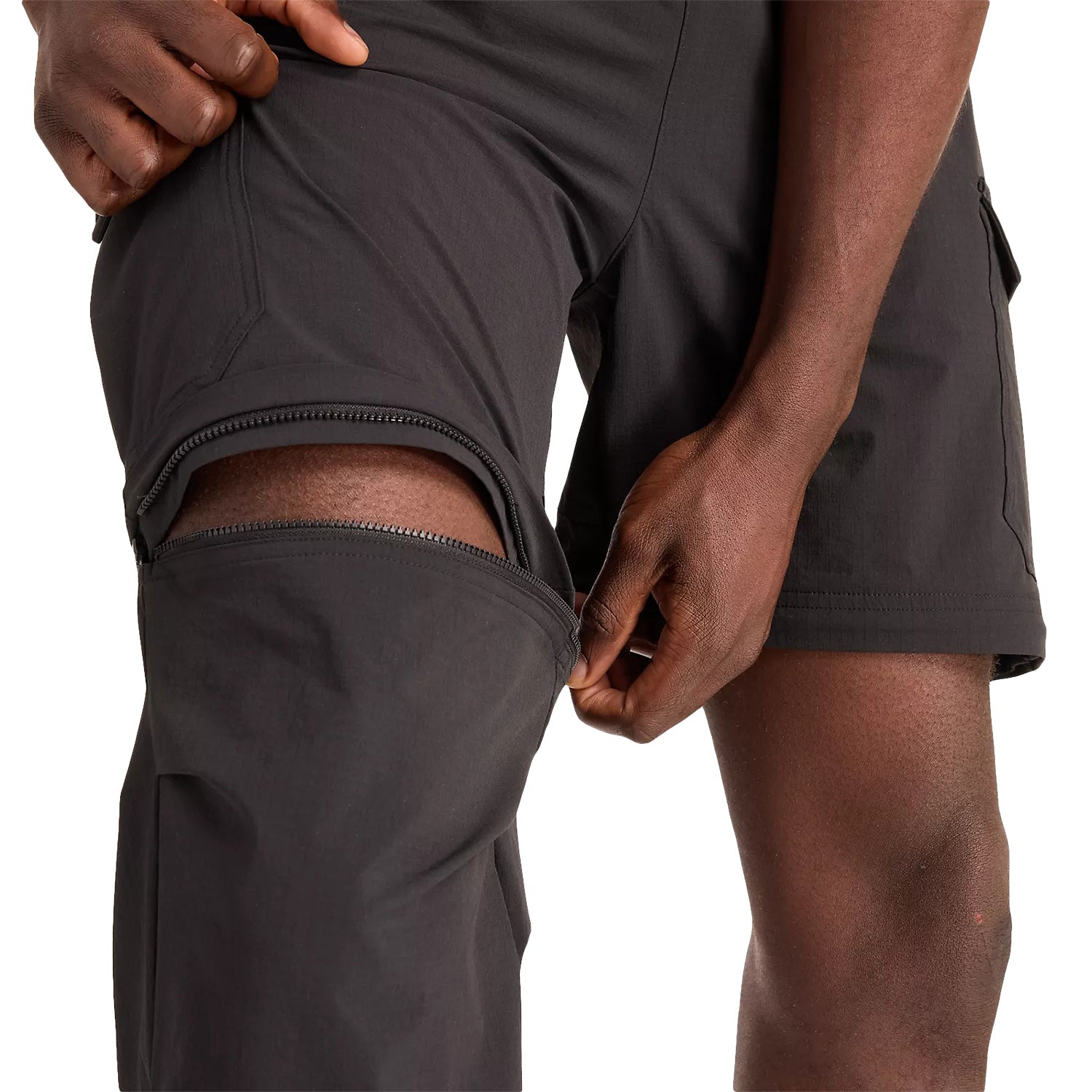 New Balance Men Outdoor Ripstop Zip Off Pant Black MP43530-BK