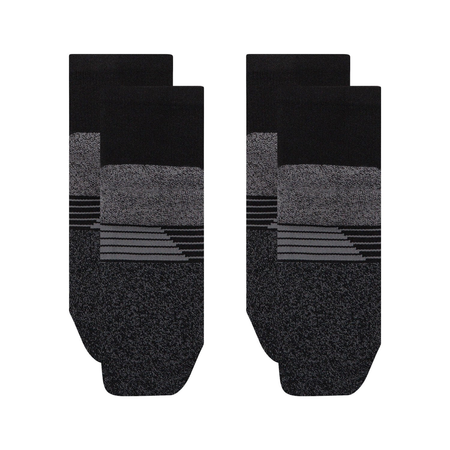 New Balance Pro Training Quarter Socks 2 Pack Black