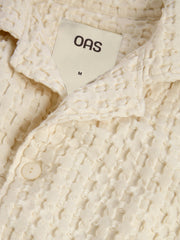 OAS Cuba Waffle Shirt | Ecru