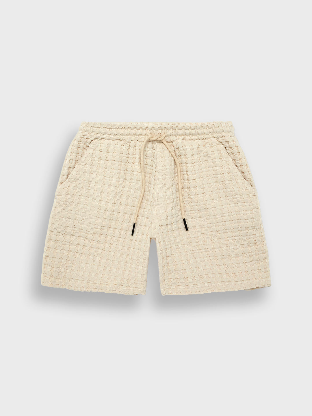 OAS Porto Waffle Shorts | Ecru