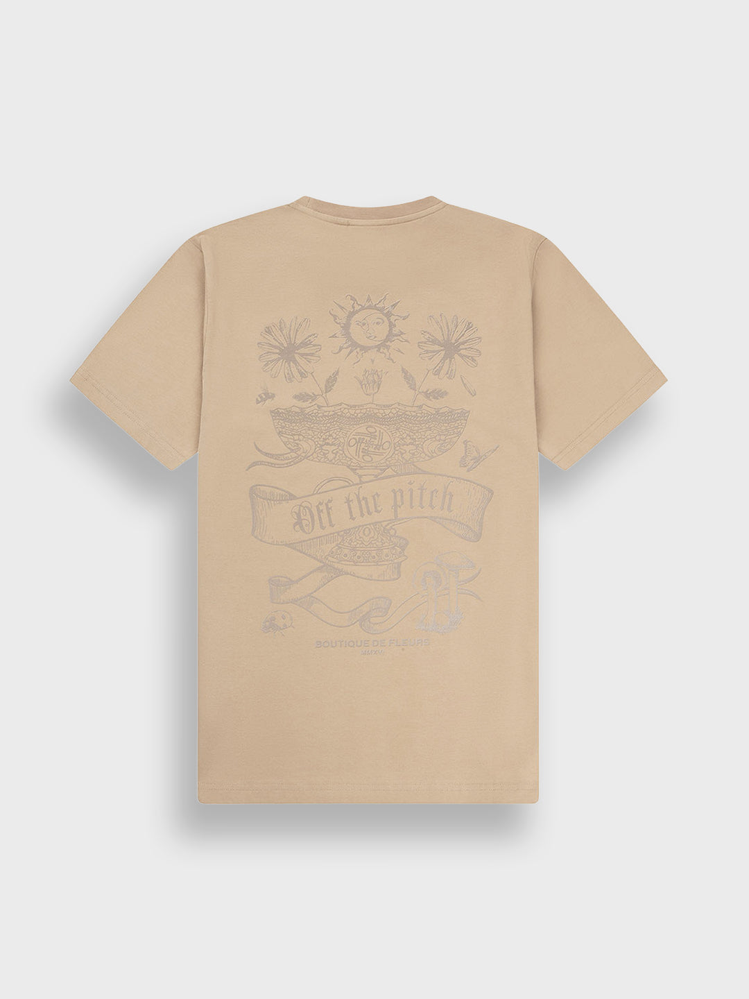 Off The Pitch Botanic T-Shirt | Sand