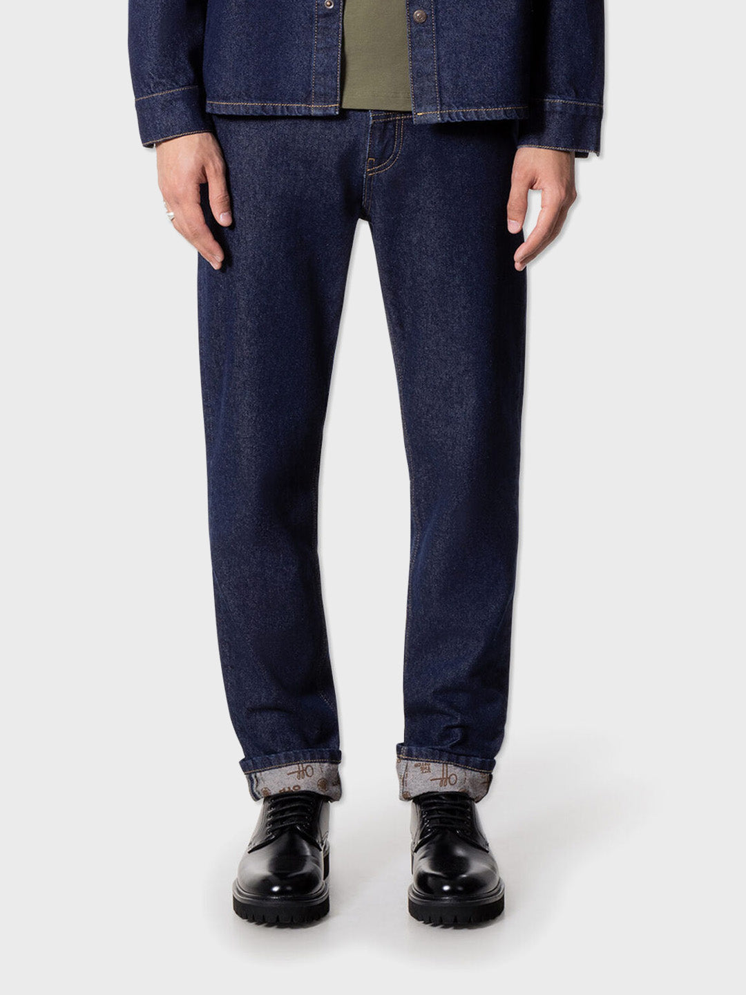 Off The Pitch Double Faced Jeans | Dark Blue