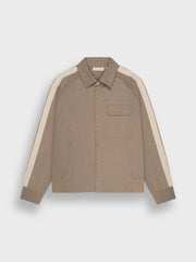Off The Pitch Fraction Overshirt | Sand