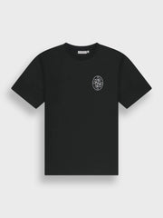 Off The Pitch Never Settle T-Shirt | Black