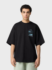 Off The Pitch Passage T-Shirt | Black
